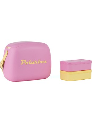 Polarbox Bubblegum Pink Yellow Pop  Soğuk ve Sıcak Tutucu Yemek Termosu 6 Lt