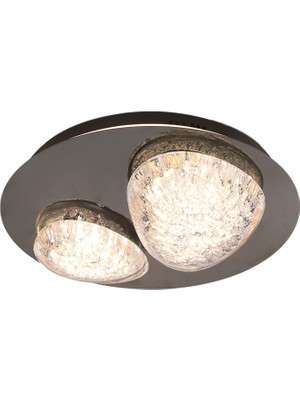 Modern Gri Metal LED Plafonyer