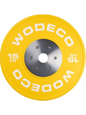Wodeco Yarışma Tipi Olimpik Bumper Ağırlık Plakası 15 kg