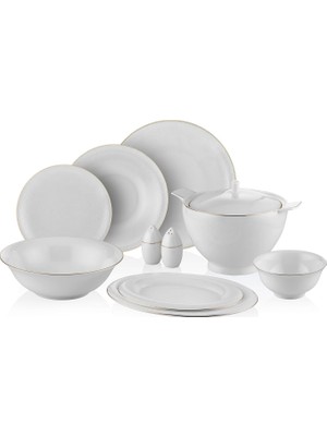 Royal London Rochella Bone China 60 Parça 12 Kişilik Yemek Takımı