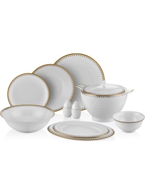 Royal London Helena Bone China 60 Parça 12 Kişilik Yemek Takımı