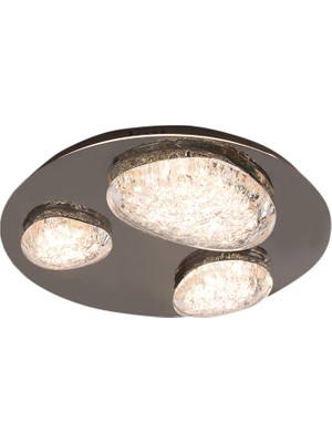 Modern Gri Metal LED Plafonyer