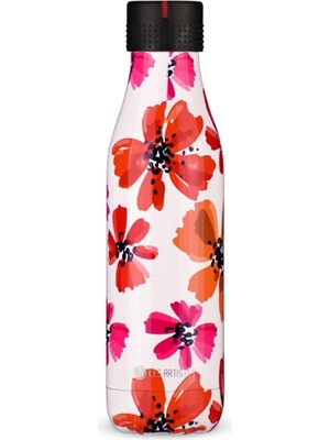 Les Artistes Paris Isı Yalıtımlı Petals Desenli Çelik Termos Matara 500 ml