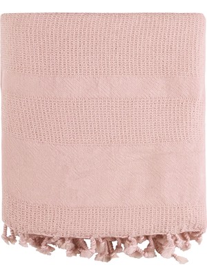 Barine Stone Koltuk Şalı Vintage Blush Throw Battaniye