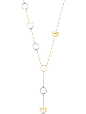 Orena Jewelry Station Kalp 14 Ayar Kadın Altın Kolye