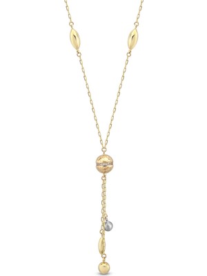 Orena Jewelry Lady Tassel 14 Ayar Altın Kadın Kolye