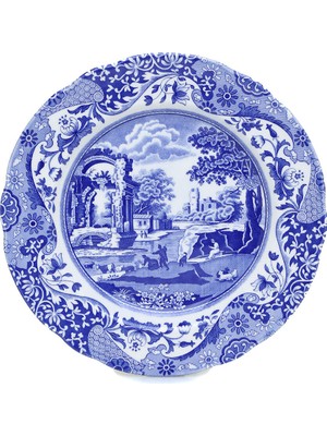 Spode Blue Italian Yemek Tabağı