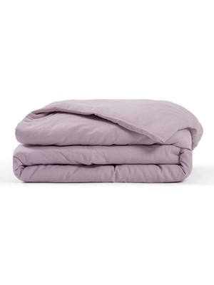 Barine Washed Linen Orchid Keten Çift Kişilik Nevresim Kılıfı 200X220 cm