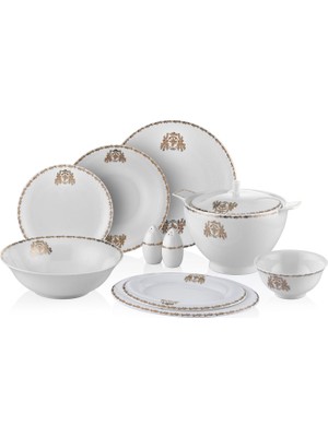 Royal London Sandown Bone China 60 Parça 12 Kişilik Yemek Takımı