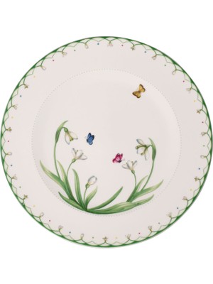 Villeroy & Boch Colourful Spring Çiçek Desenli Porselen Servis Tabağı 32 cm