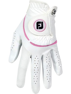 FootJoy 66212 Beyaz Pembe Sol El Kadın Golf Eldiveni