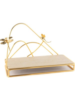 Mikasa Moor Altın Rengi Metal Granit Sunumluk 44 cm