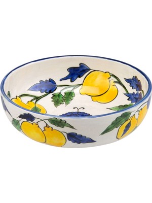 Feeling Good Inside Amalfi Coast Handmade Midi Seramik Salata Kasesi