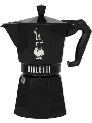 Bialetti Express Exclusive Siyah Metal 3 Cup Moka Pot