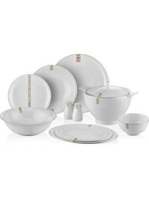Royal London Kimberley Bone China 60 Parça 12 Kişilik Yemek Takımı