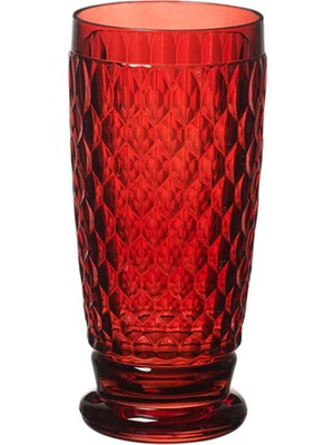 Villeroy & Boch Boston Colour Kırmızı Kristal Su ve Meşrubat Bardağı