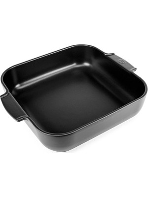 Peugeot Appolia Satin Siyah Kare Fırın Kabı 28 cm
