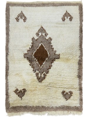 Soho Antiq Diant Rustik Tarz El Dokuma Shaggy Halı 131X170 cm