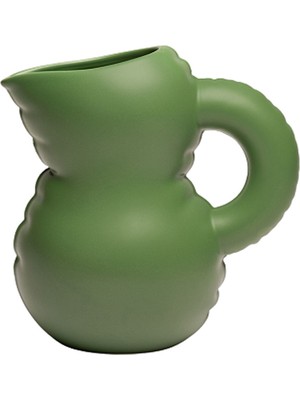 Home Stüdyo Emily Moss Matte Yeşil Seramik Sürahi