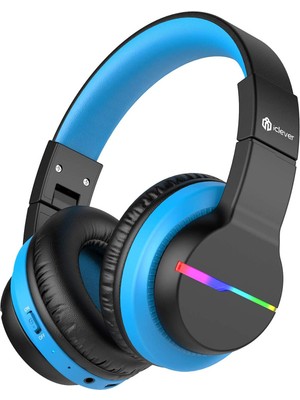 iClever BTH12 Siyah Mavi Unisex Çocuk Kulak Üstü Bluetooth Kulaklık