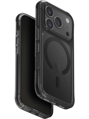 Uniq Combat iPhone 17 Pro Max Magsafe Uyumlu Siyah Telefon Kılıfı
