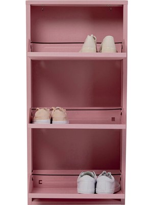 Kare Design Caruso Rose 3 Raflı Ayakkabılık