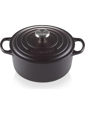 Le Creuset Imza Koleksiyonu Mat Siyah Döküm Tencere 26 cm