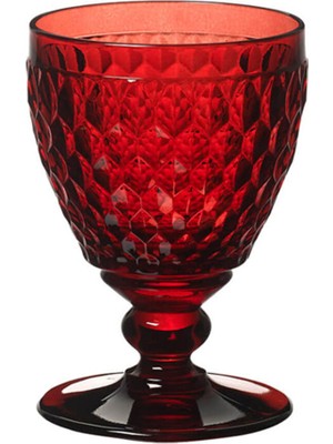 Villeroy & Boch Boston Colour Kırmızı Kristal Beyaz Şarap Kadehi