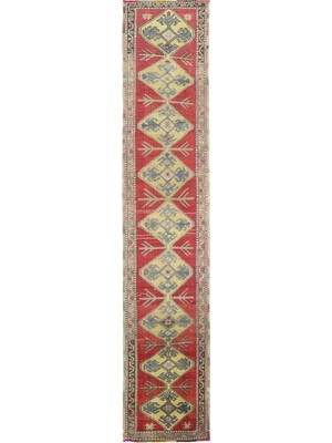 Soho Antiq Sandara Renkli El Dokuma Herki Yolluk 77 x 486 cm