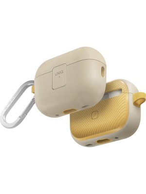 Uniq Clyde Sarı Kilitli 2. Nesil Airpods Pro 2 Kulaklık Kılıfı