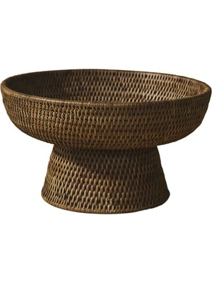King Zoo Minimal Rattan Meyve Kasesi