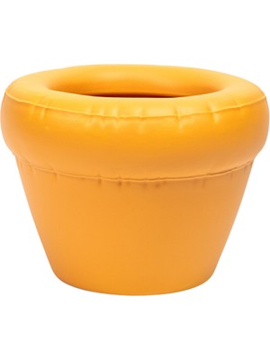Home Stüdyo Pierre Yolk Matte Sarı Seramik Saksı
