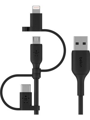 Belkin Micro-Usb-Usb-C-L Universal Şarj Kablosu CAC001BT1MBK