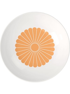Villeroy & Boch Fleur Soleil Turuncu Porselen Çukur Tabak 24 cm