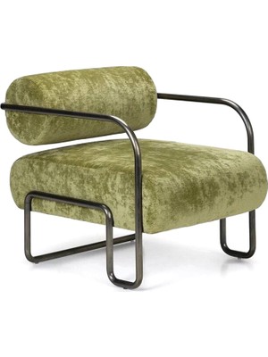 Solano Design Bona Yeşil Metal Berjer