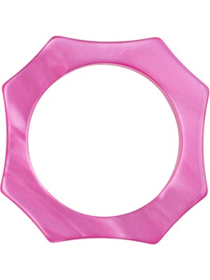 Capdeco Accessories Pembe Akrilik Peçete Yüzüğü