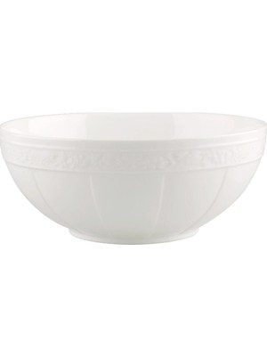 Villeroy & Boch White Pearl Beyaz Porselen Servis Kasesi 21 cm