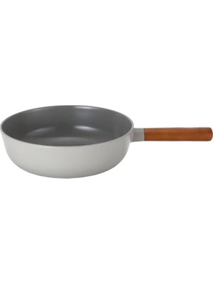 Neoflam Fika Gri Alüminyum Döküm Wok Tava 26 cm