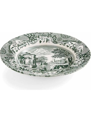 Spode Green Italian Porselen Çorba Tabağı