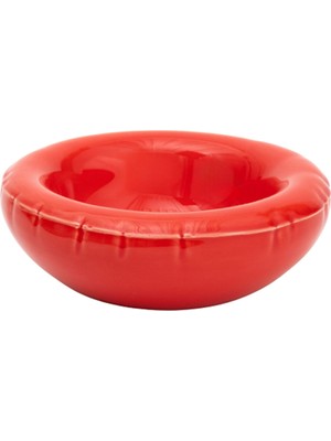 Home Stüdyo Lisa-Coral Gloss Kırmızı Seramik Kase