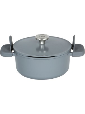 Berghoff Leo Phantom Smoked Grey Alüminyum Tencere 24 cm