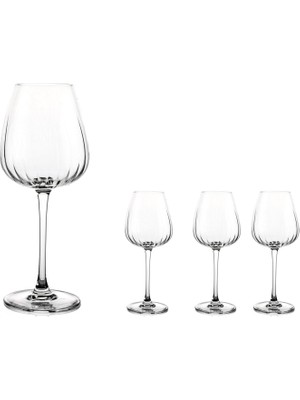 Cristal D'arques Swirly 4'lü Kadeh Seti