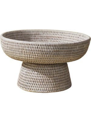 King Zoo Minimal Rattan Meyve Kasesi