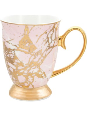 Cristina Re Rose Quartz 24 Ayar Altın Kaplama Mug