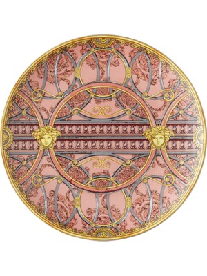 Versace Scala Palazzo Rose Porselen Pasta Tabağı 21 cm