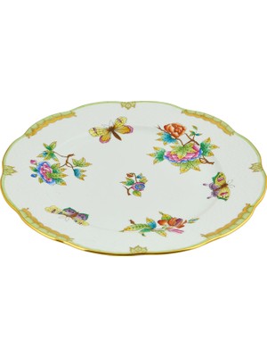 Herend Victoria Desenli Porselen Yemek Tabağı 28.5 cm