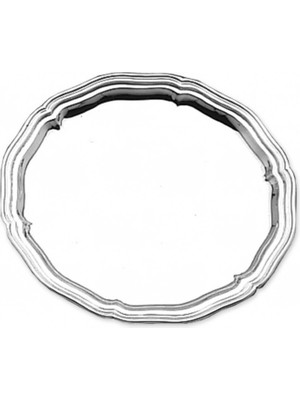 Zaramella Argenti Settecento Gümüş Kaplama Şarap Altlığı 14 cm