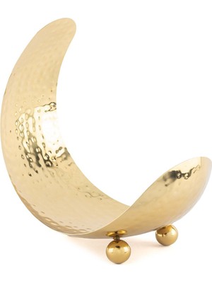 Mikasa Moor Ay Şekilli Gold Çelik Meyvelik