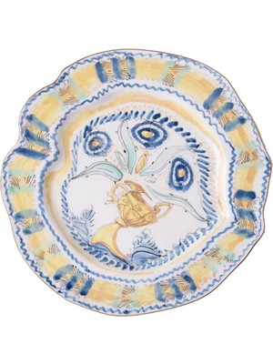 Seletti Diesel Spanish Yellow Porselen Servis Tabağı 28 cm