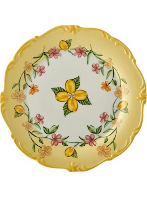 Chiara Alessi Il Sogno Sarı Porselen Yemek Tabağı 26 cm